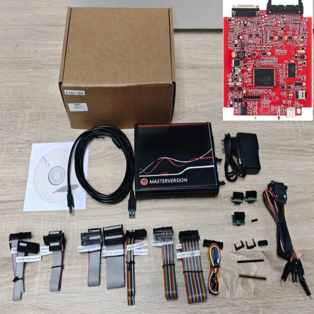 

НОВИНКАЛучшее неограниченное количество для KTAG 4LED V7.020 V2.25 онлайн Красная печатная плата без токена OBD2 Manager V2 Программатор ECU Инструмент Murata фильтр полный комплект