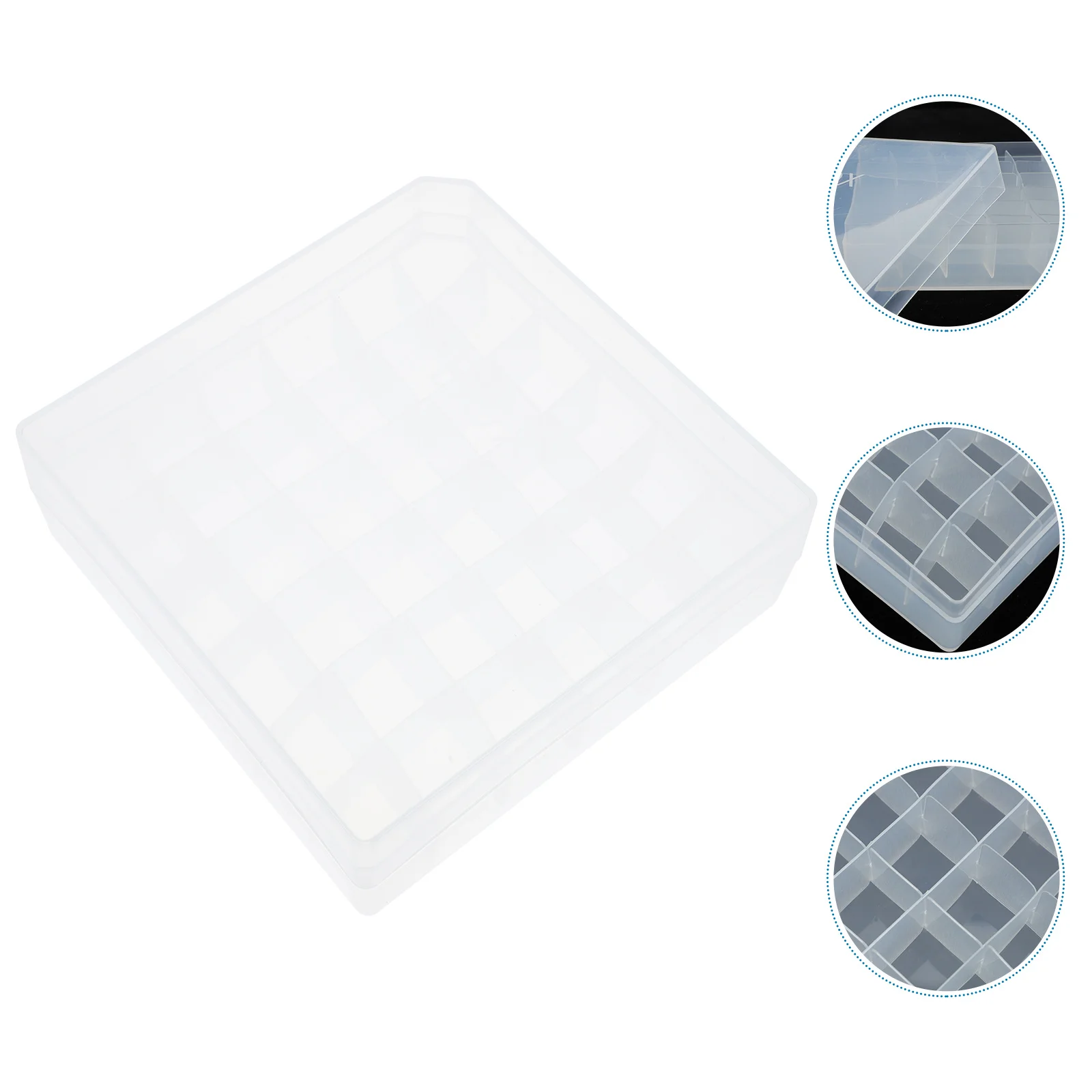 

Plastic Sample 5ml 36 Compartments Durable Storage Case for Bottles Compartments Box Small Vial Storage Case Accessories