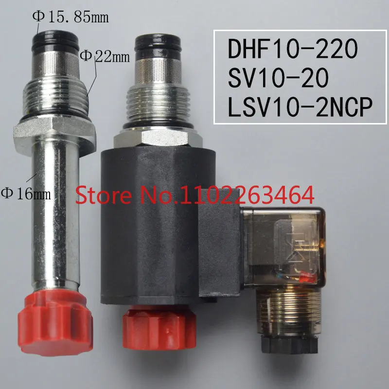 

Two-position two normally closed DHF10-220 solenoid valve threaded cartridge hydraulic valve SV10-20 LSV10