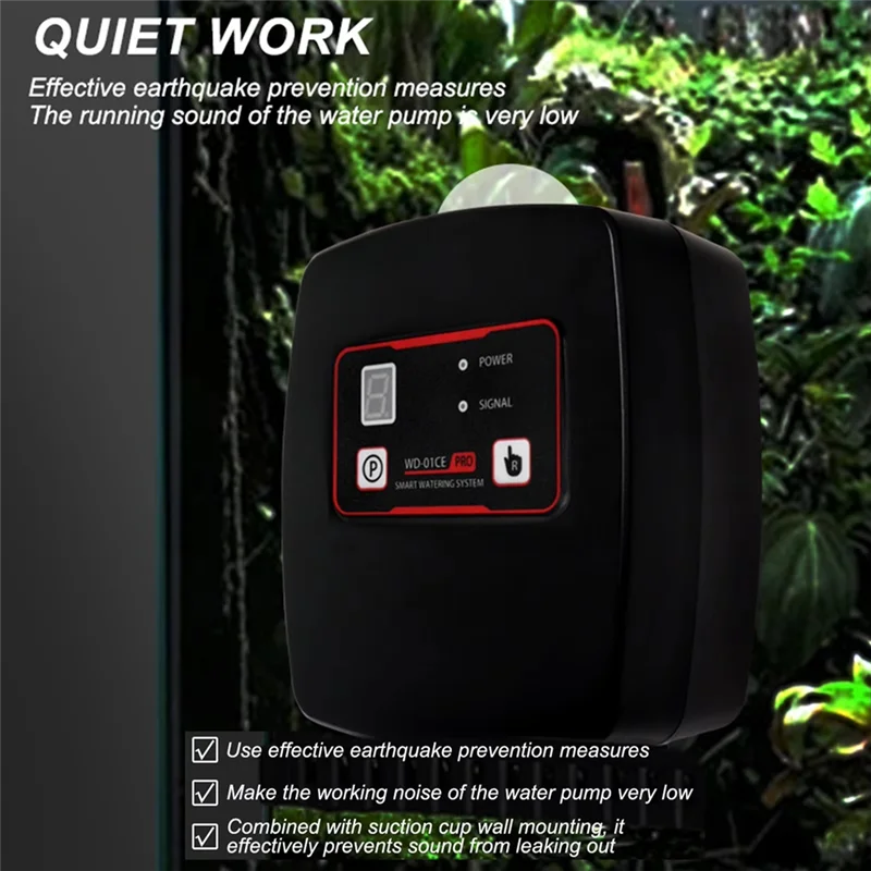 PORK-Tuya Wifi Rainforest Tank Atomization ชุด Rainforest สเปรย์ระบบความชื้นระบบ 4 Spary หัว EU Plug