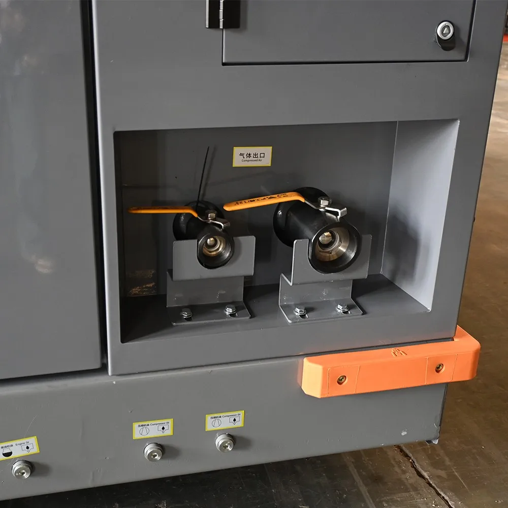 Portable Diesel Air Compressor 185CFM, 7bar 8bar 10bar for Jackhammer & Sandblasting