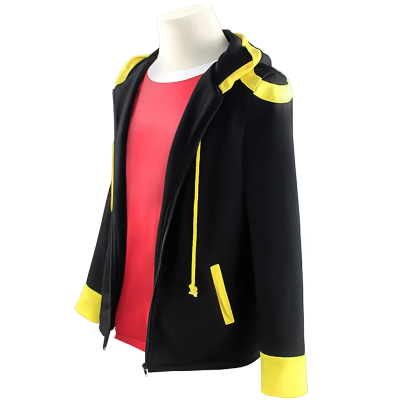 Mystic Messenger 707 Cosplay Custume Anime Game MM Costume Hooded Coat T-shirt Uniform Halloween Party Men Women Roleplay Suit view 3