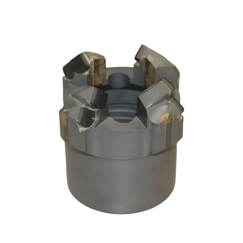 

1PC Industrial Ribbed PDC Coring Drill Bit For Geological Exploration Water Well Sandstone Reaming Diamond Composite 91mm
