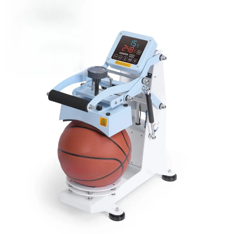

Sports ball hot press logo printing machine ball heat transfer