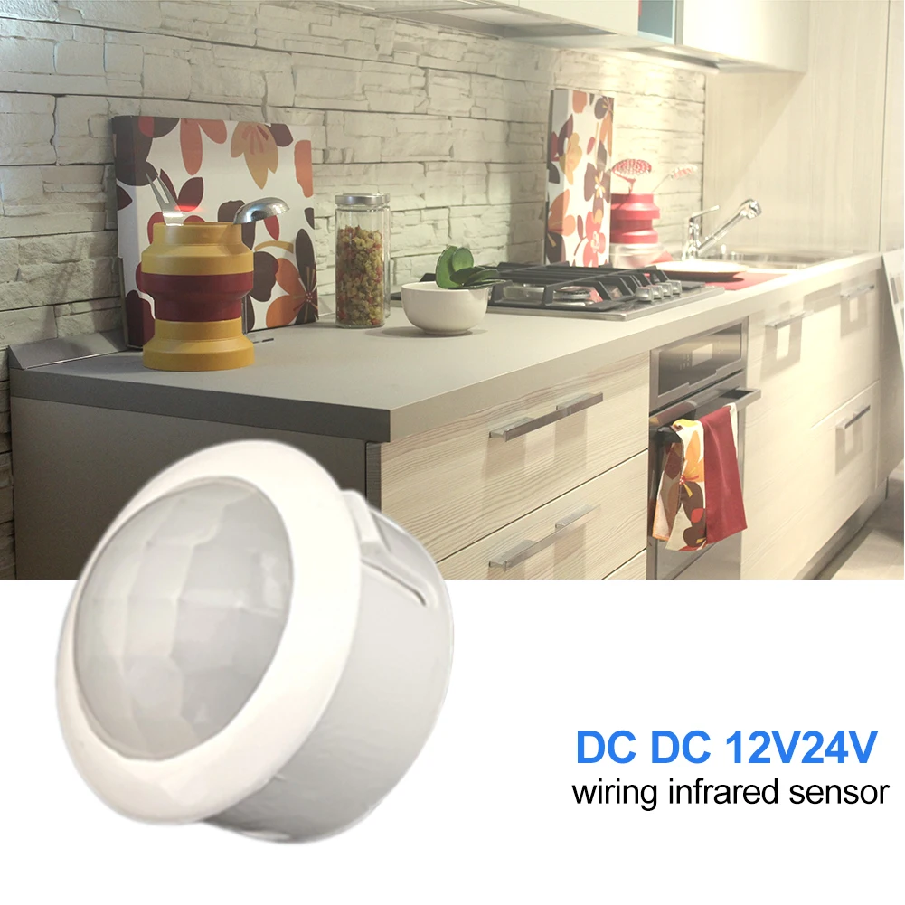 Body Induction Sensing Light Switch 18W DC 12V 24V Ceiling Lamp Downlight Human LED Strip Bed Closet Cabinet Light