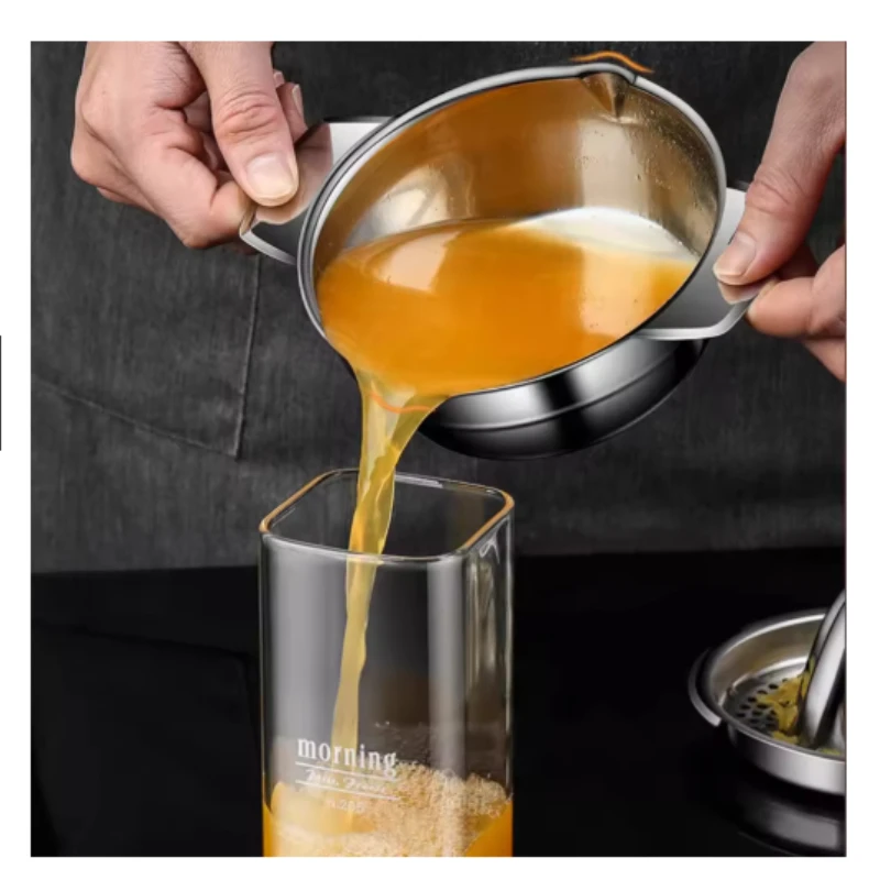 عصارة من الفولاذ المقاوم للصدأ، عصارة يدوية منزلية، عصارة ليمون برتقال ليمون، عصارة من نوع الضغط، أداة محلية الصنع لعصير الفاكهة