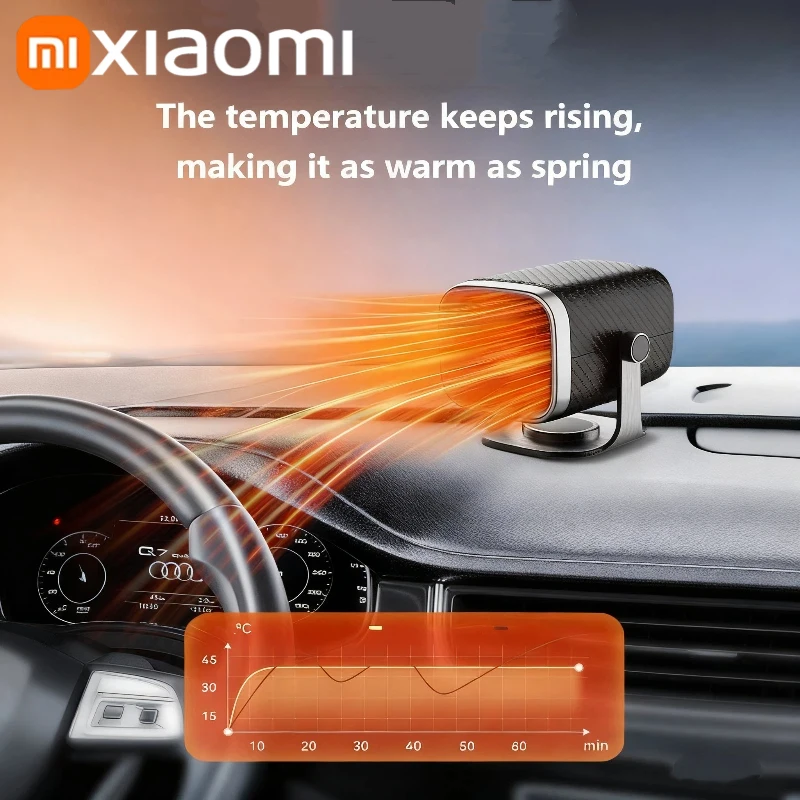 Xiaomi Car Heater 12V/24V Electric Cooling Heating Fan Electric Heater Fan Windshield Defogging Demister Defroster Car supplies