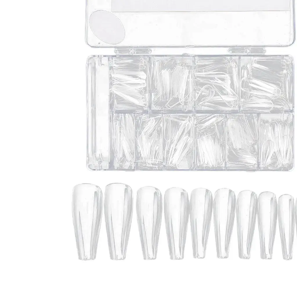 Transparent False Nail 500Pcs Wide Applications Extention Nails for Parties