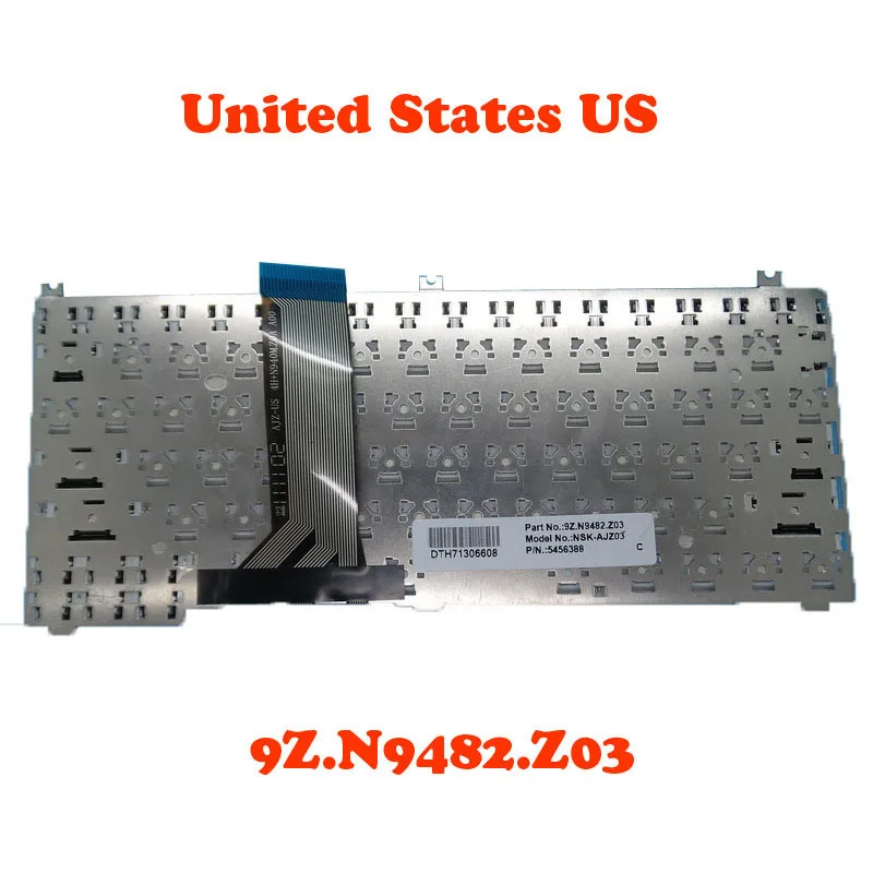 English US B-ultrasound Keyboard For 9Z.N9482.Z03 NSK-AJZ03 5456388 NSK-AJZ01 9Z.N9482.Z01 US layout New