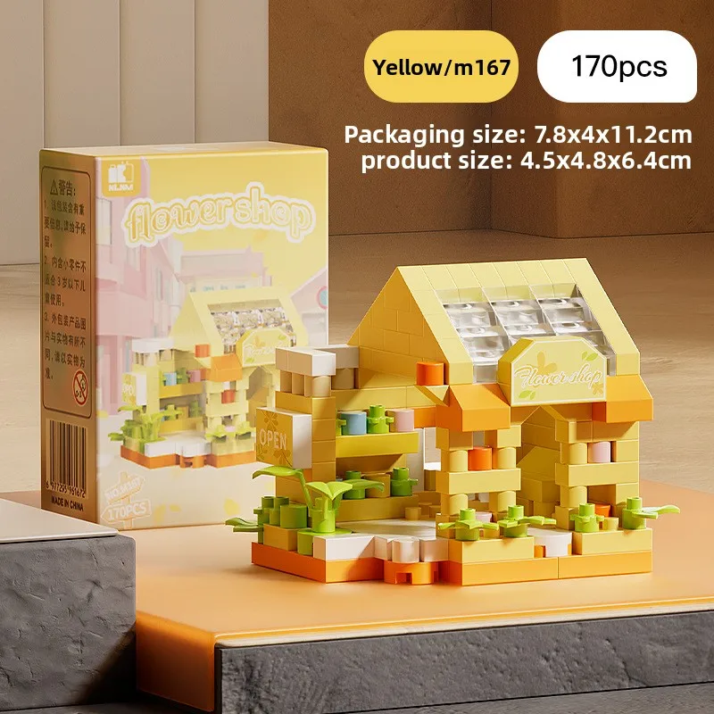 Kerstcadeaus Micro Bouwsteen Serie Kerstman Rendier Puzzel Assembleren Bakstenen Tafeldecoratie Speelgoed Kinderen - afbeelding 1