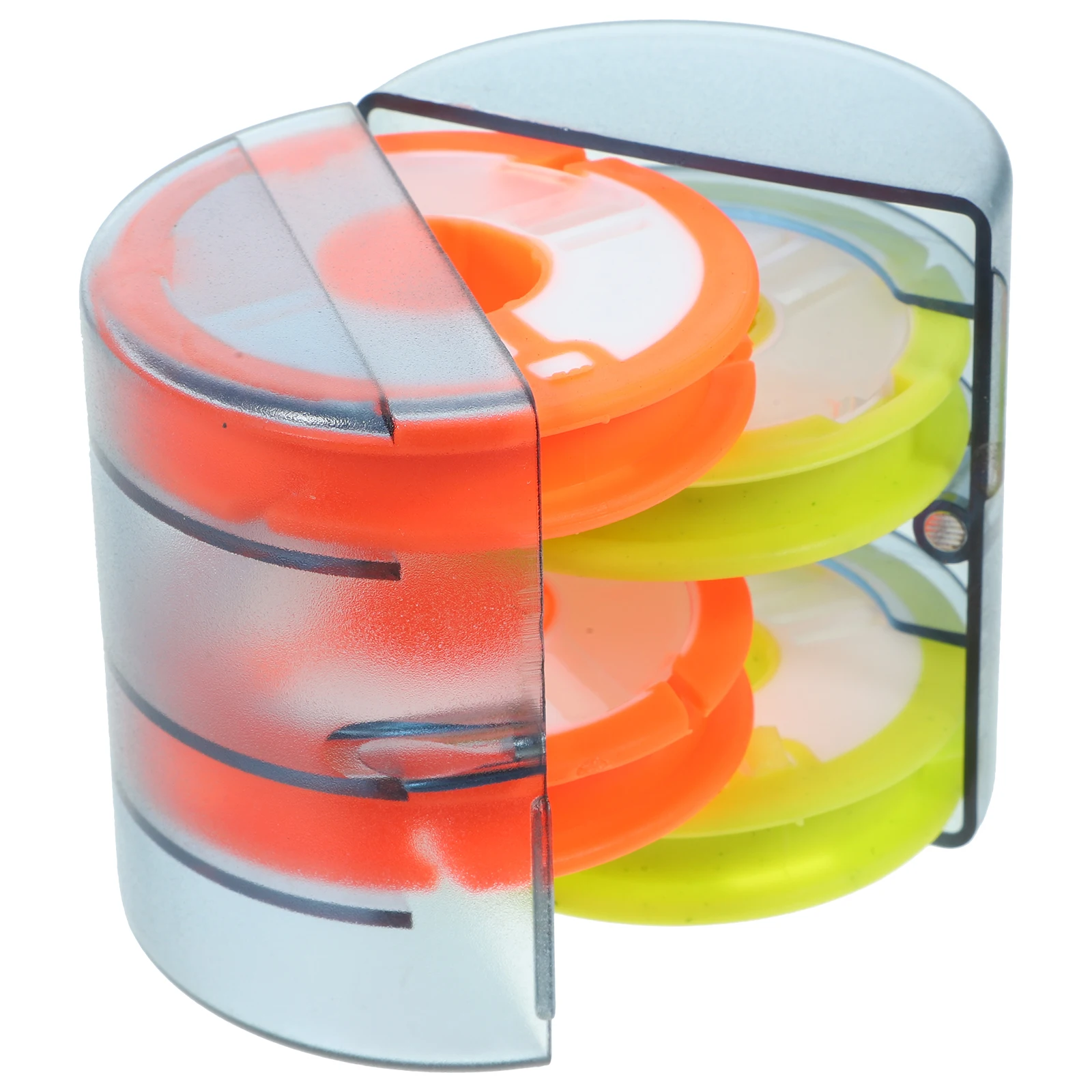 

Fishing Line Bobbins Plastic Storage Box Compact Eco-Friendly Shock-Resistant Fishing Line Organizer Winding Tool