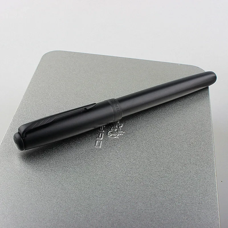 고급 품질 Jinhao 75 금속 검정 빨강 만년필 금융 사무실 학생 학교 문구 용품 잉크 펜