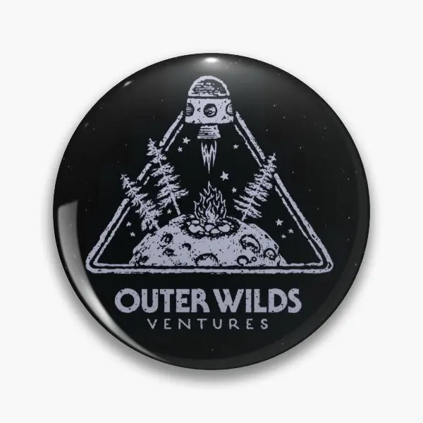 Outer Wilds Ventures  Soft Button Pin Funny Creative Cute Hat Brooch Lover Badge Metal Collar Gift Jewelry Fashion Women Clothes