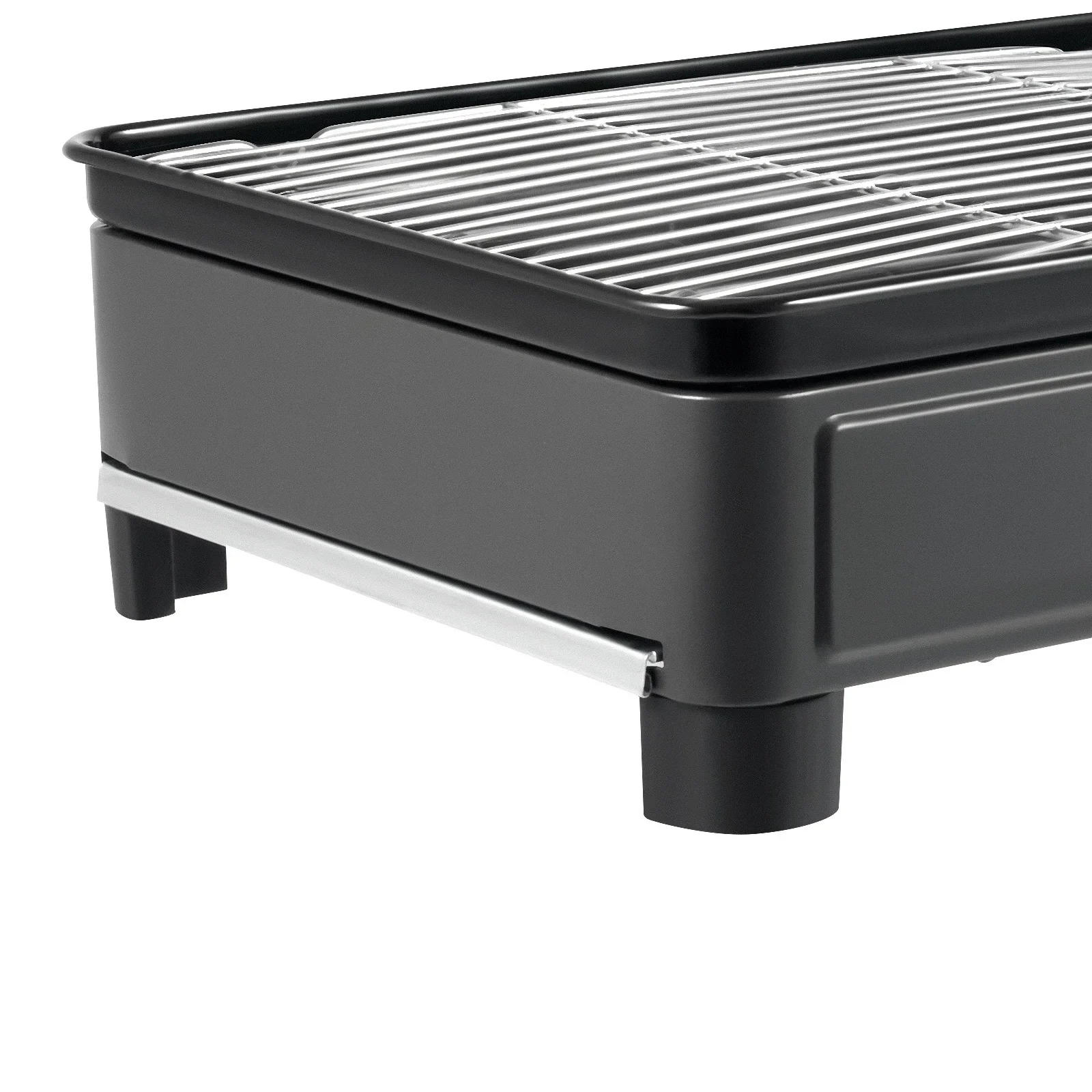 Tragbarer Gasgrill, Dual-Fuel Outdoor-Kocher mit LPG-Tank & Butanbehälter-Adapter, Einstellbare Wärmestufe Campingkocher für Reisen, Trekking, Picknick, Komplettes BBQ-Set mit Ölwanne & Aufbewahrungskoffer – Detail 9
