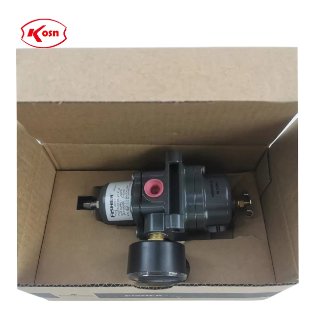 Fisher Regulator 1/4 NPT Regulator tekanan, Regulator tekanan instrumen 67CFR-239 tipe konstruksi kasar