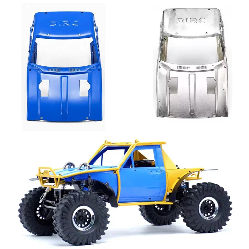 Simulation Optimization Off-road Aluminum Alloy Car Shell for 1/10 RC Crawler Car Traxxas D1RC Rainforest Tank DIY Upgrade Parts