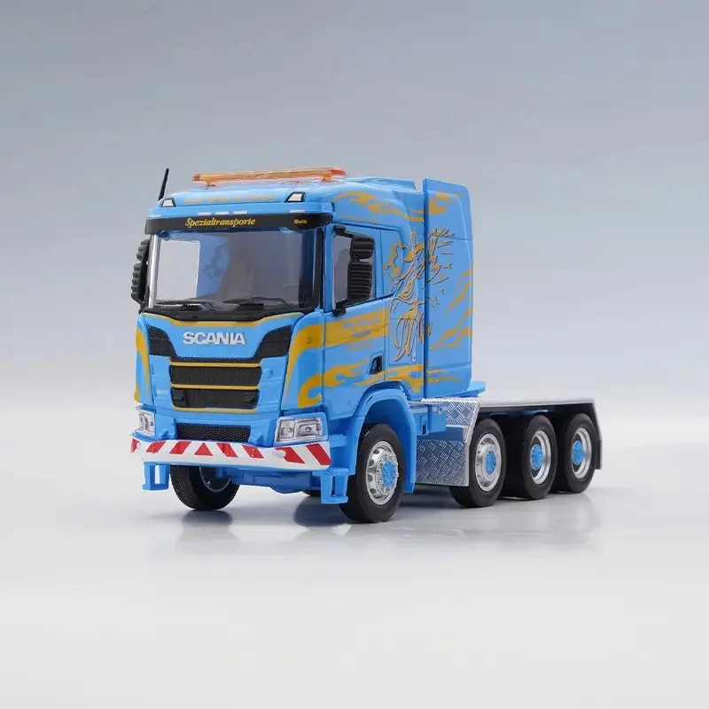 2025 New Masidi 1:64 Scania R650 Truck Tractor Transporter Car Alloy Miniature Diecast Model Scania Car collection ornament toy