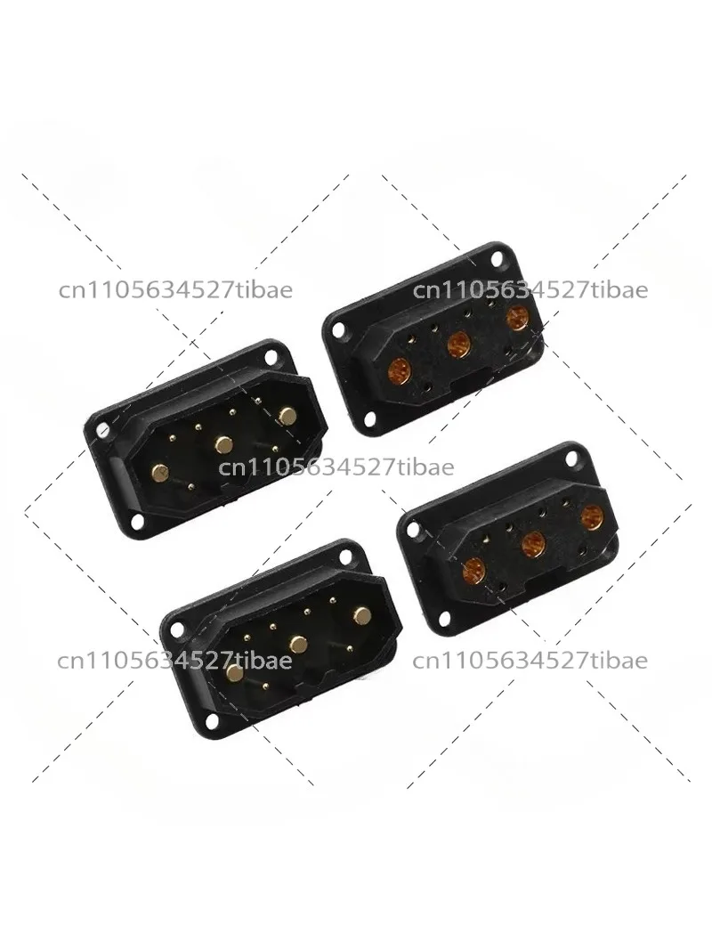 2 Pairs 9-Pin Terminal Connectors 3+6 Male Female Plug for RC Aircraft VTOL Servo Brushless Motor