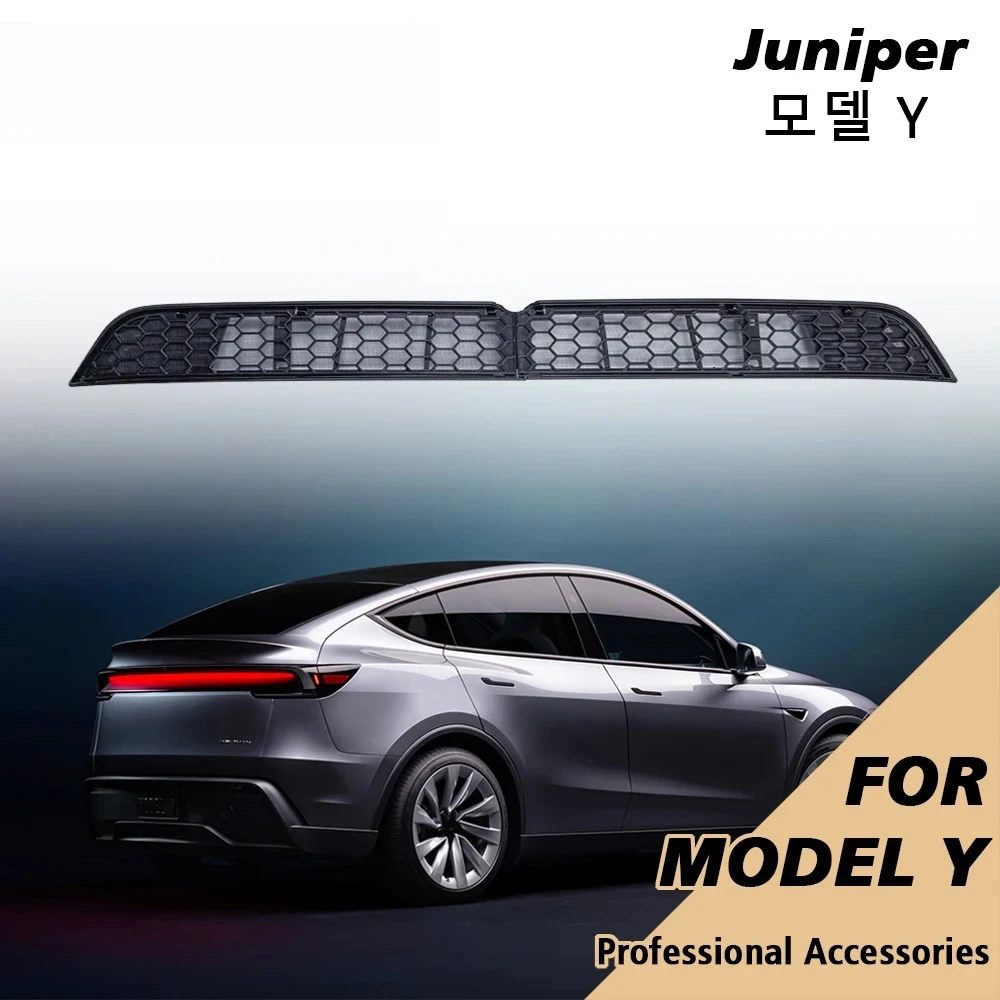 For Tesla New Model Y YL 2026 Juniper Lower Bumper Anti Insect Net Anti Dust Proof Inner Vent Grille Cover Insect-proof