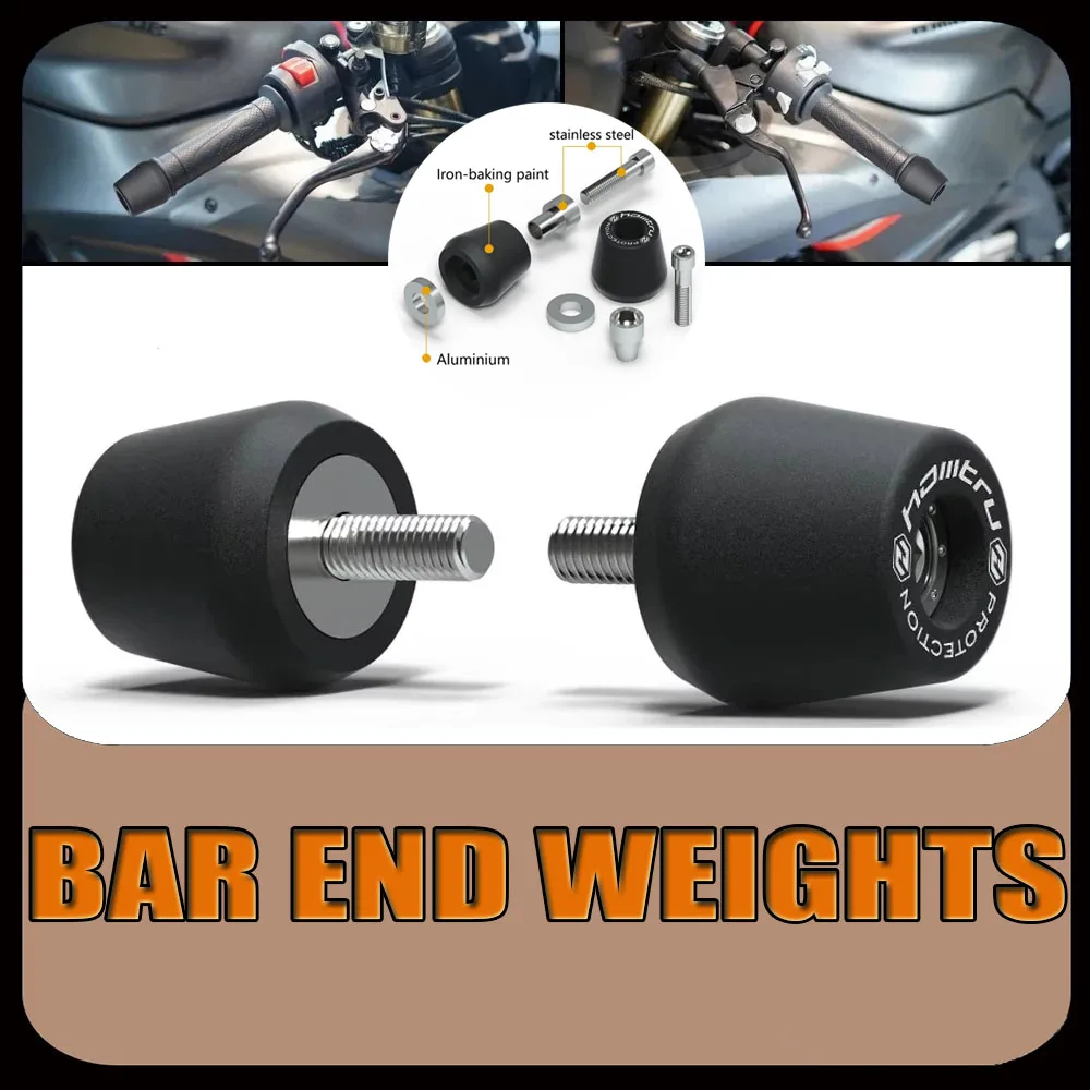 

Motorcycle Handle Bar End Weight Grips Cap For Kawasaki ZX-6R 2003-2006