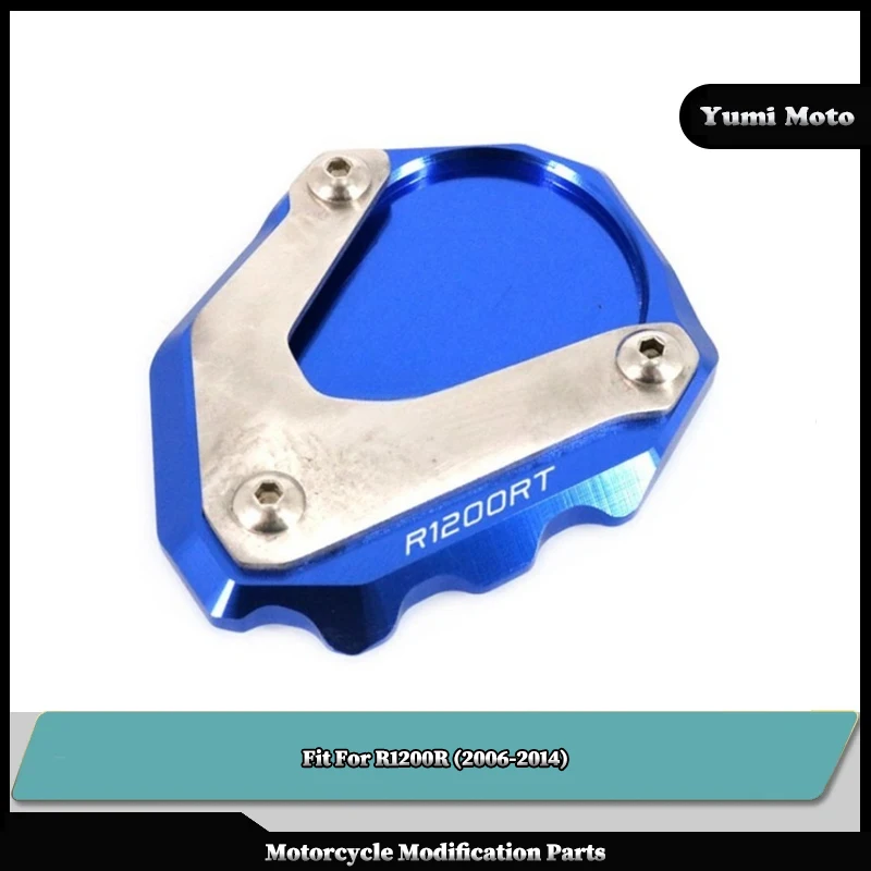 

Motorcycle CNC Kickstand Foot Side Stand Extension Pad Support Plate Enlarge Stand Fit For R1200R R1200 R R 1200 R 2006-2014