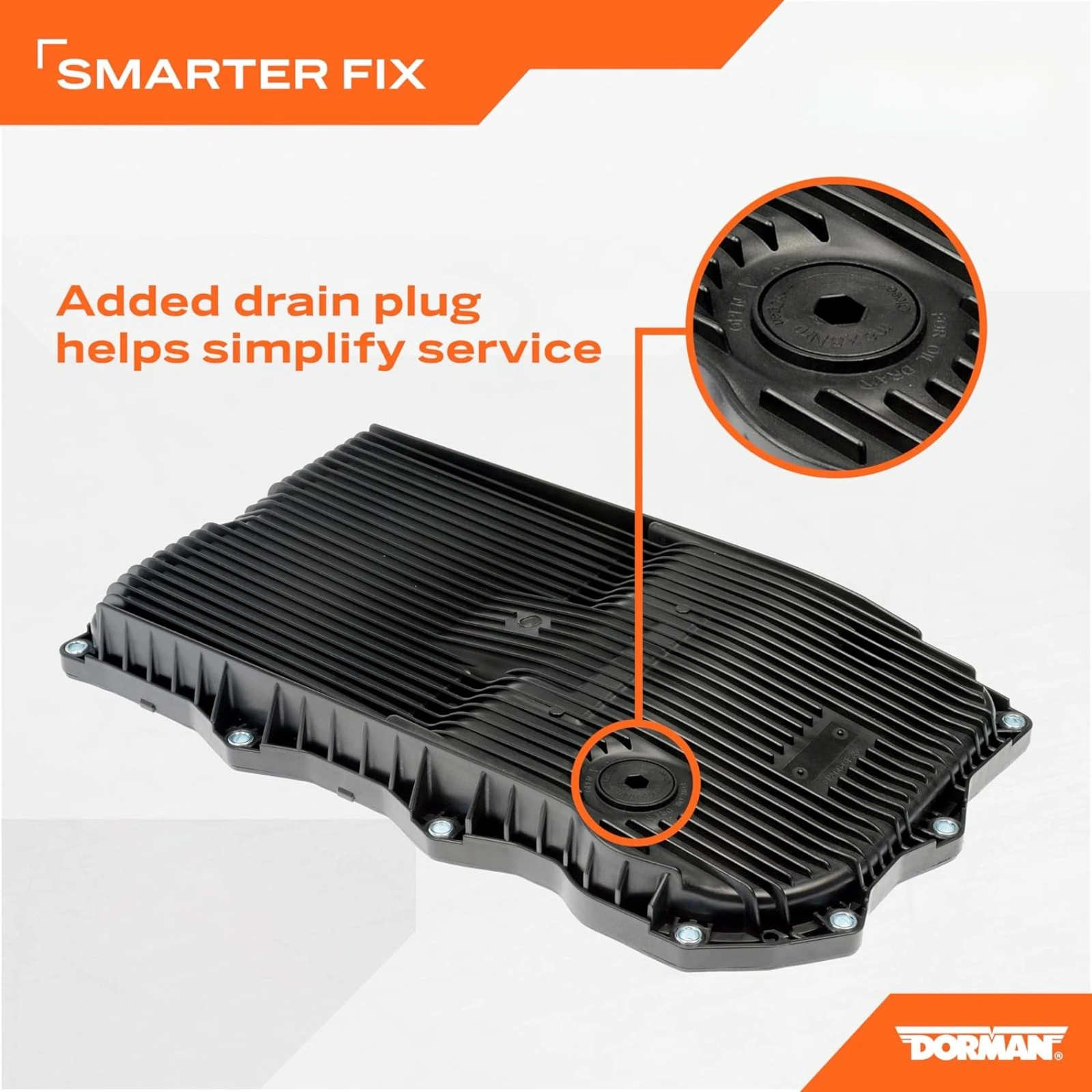 US 265-850 Transmission Pan With Drain Plug, Gasket And Bolts Compatible with Select Models (OE FIX)