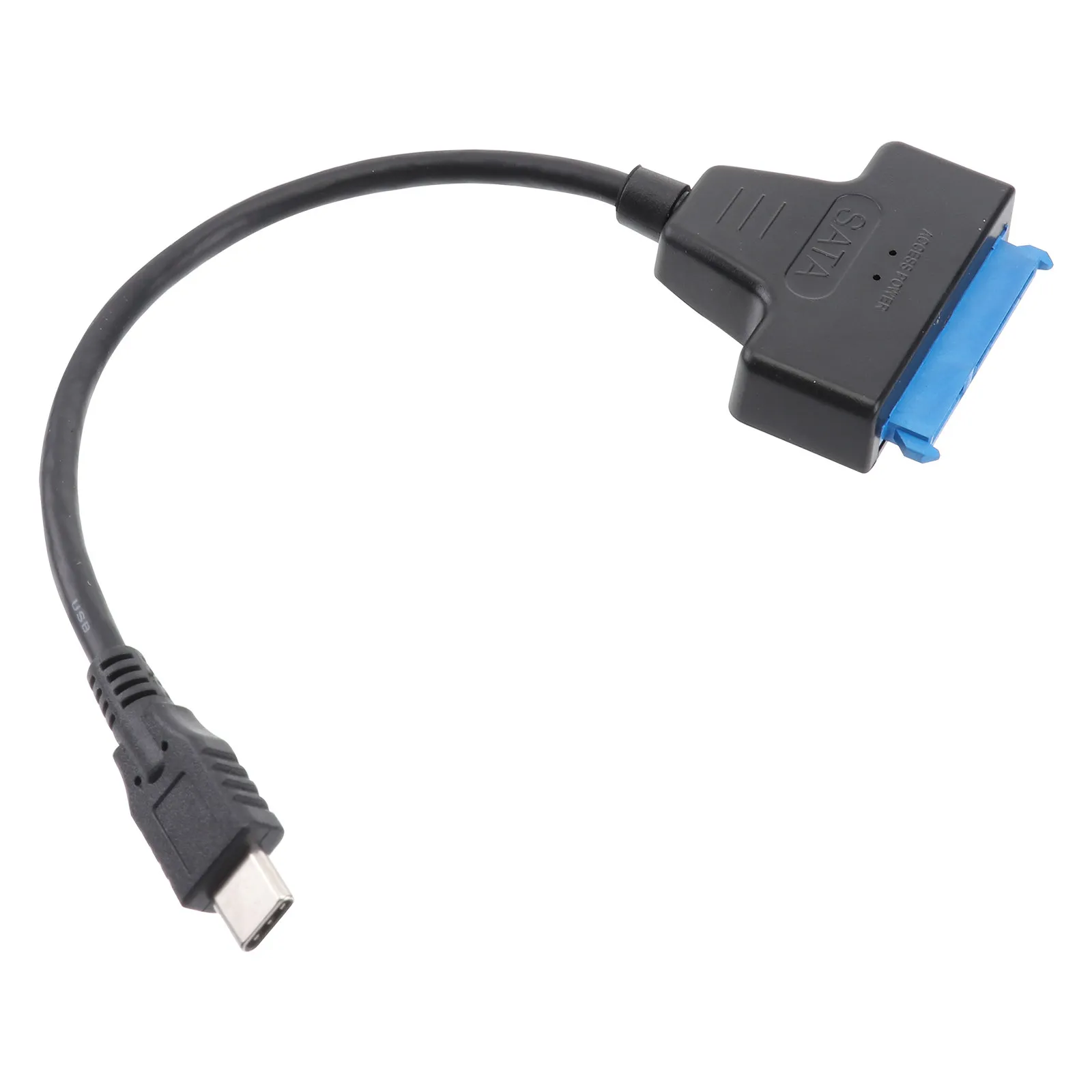 

Кабель-адаптер USB 3.1 (черный) Type-C на 3.0 для передачи данных, поддерживает механические и гибридные SSD-накопители