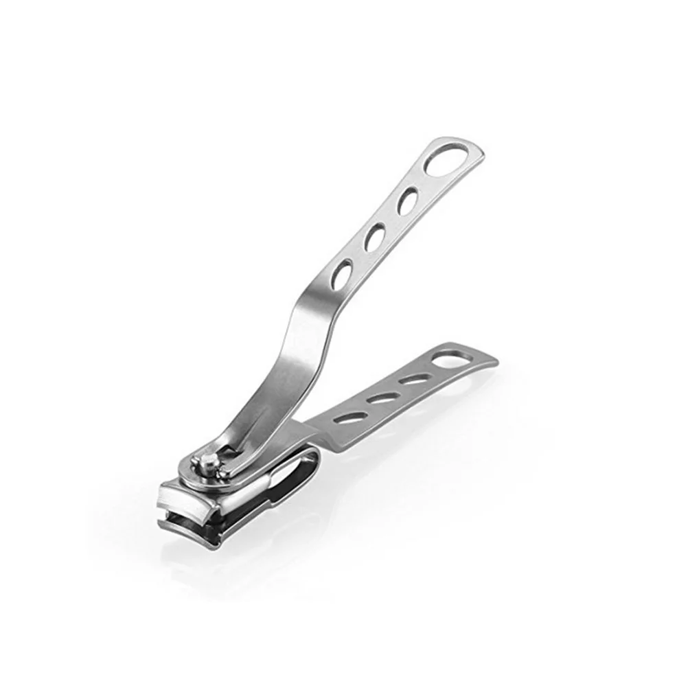 

2pcs 360-Degree Rotating Nail Clipper Stainless Blades Large Thick Nails Cutter Ergonomic Easy Press Lever