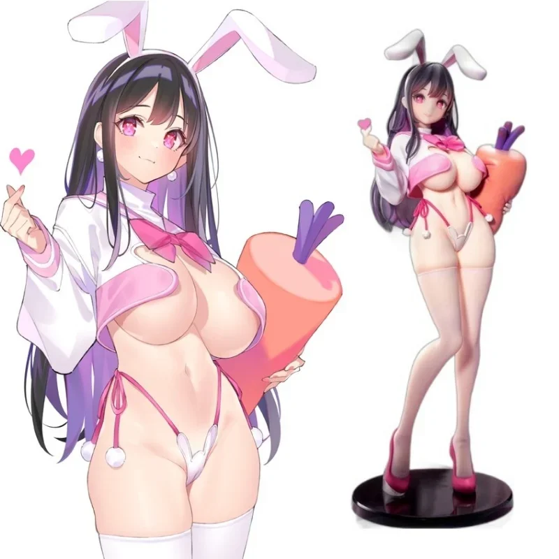 

28cm JK Bunny Girl Unosakura Action Figures Illustration Manga Sexy Girl Pvc Statue Model Collectible Ornament Toys Adult Gifts