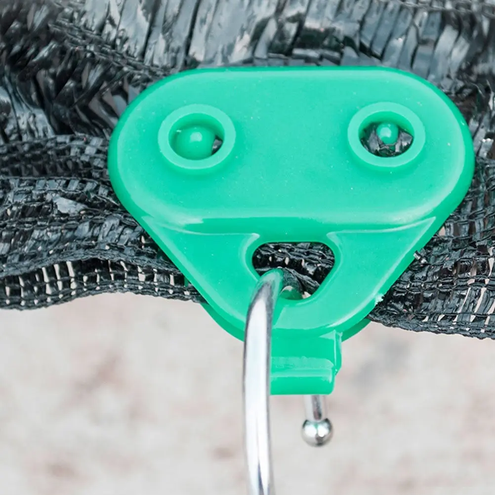 

50 шт. пластиковых зажимов для затеняющей сетки, сверхпрочные, многоразовые, легко устанавливаемые и съемные, для теплиц, садов и дворов