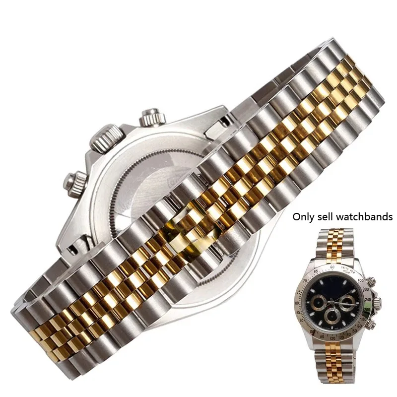 904L Solid Stainless Steel Watch Accessories Band For Rolex DATEJUST DAY-DATE OYSTERPERTUAL DATE Watch bracelet 20mm 21mm
