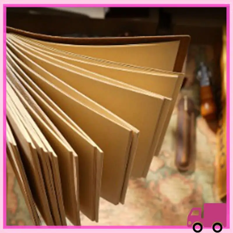 Compact Handmade Leather Journal - 100X155mm Leather Bound Daily Writing Notebook & Journals To Write In For Travel/Diary