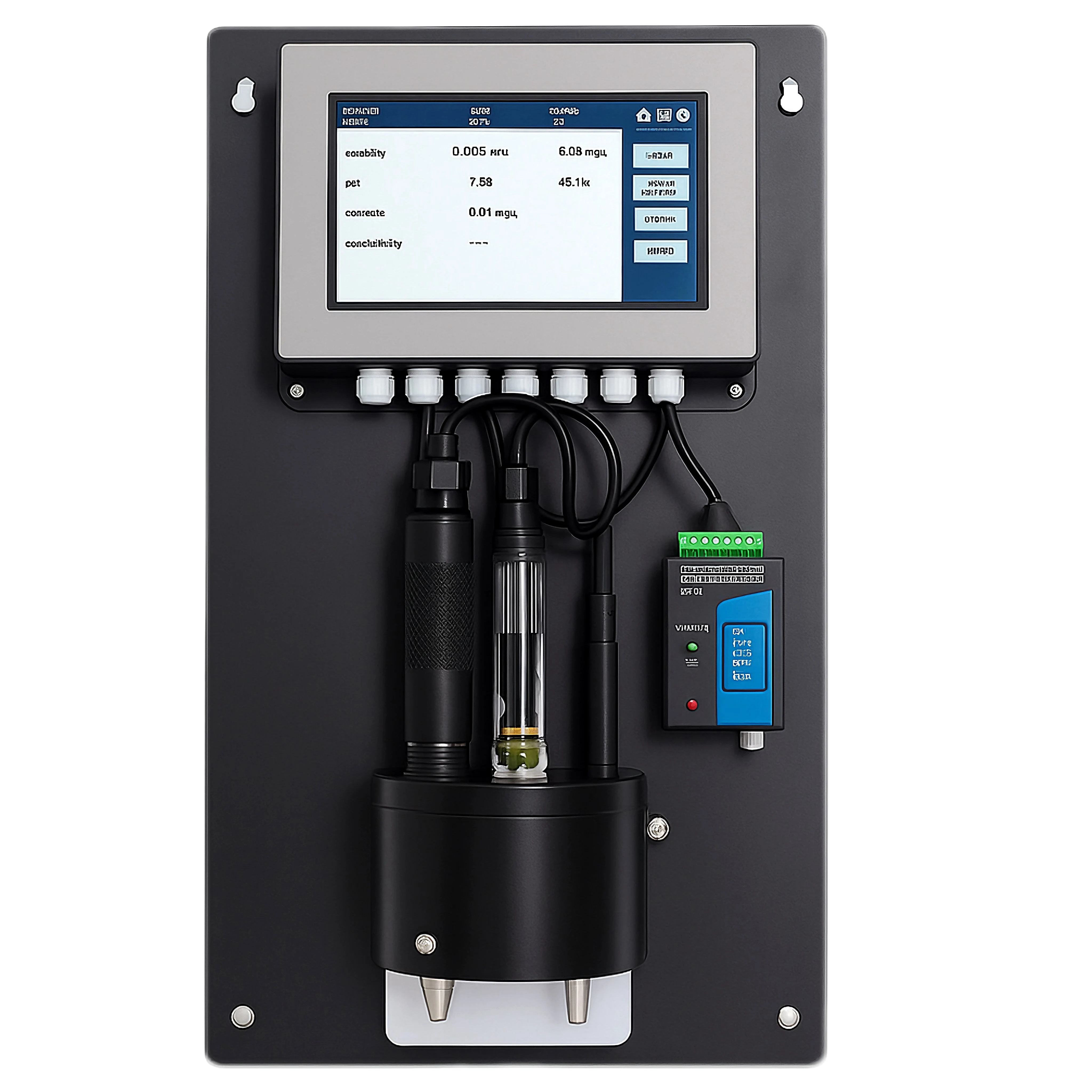 BGT Online RS485(Modbus/RTU) Output Water Quality Monitoring PH EC DO TDS ORP COD Turbidity Sensor Display Controller Analyzer