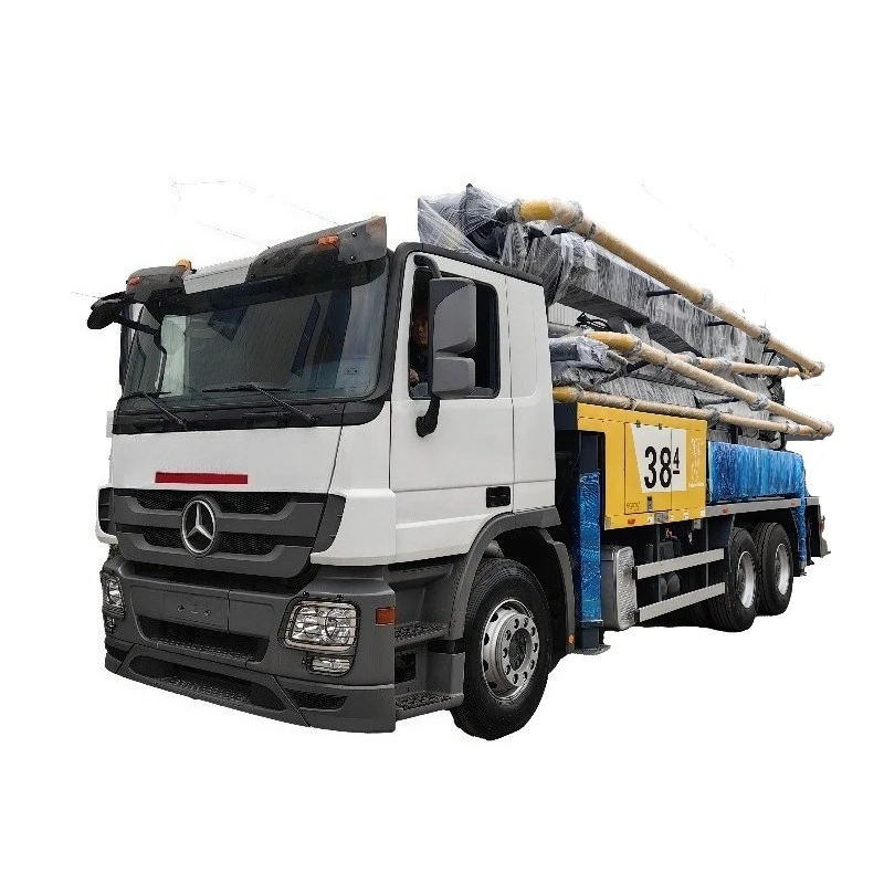 38.5M End Hose Length Max 4 M Second Hand Pump Truck Wholesale Of New Products Concrete Pump Truck
