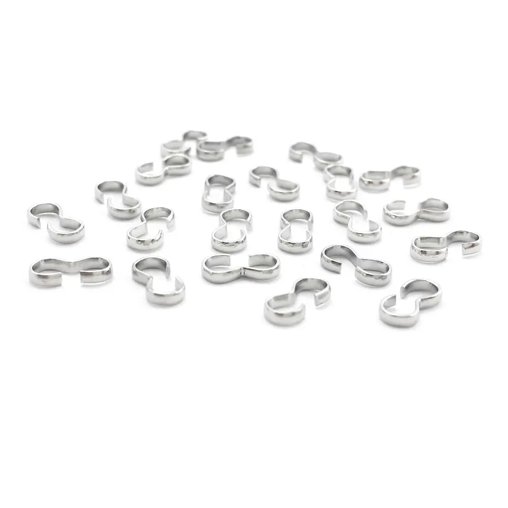 Gold Color Brass Rope Clasps Closed Rings Connect Clasps High Quality Diy Jewelry Making Necklace Accessories for Women