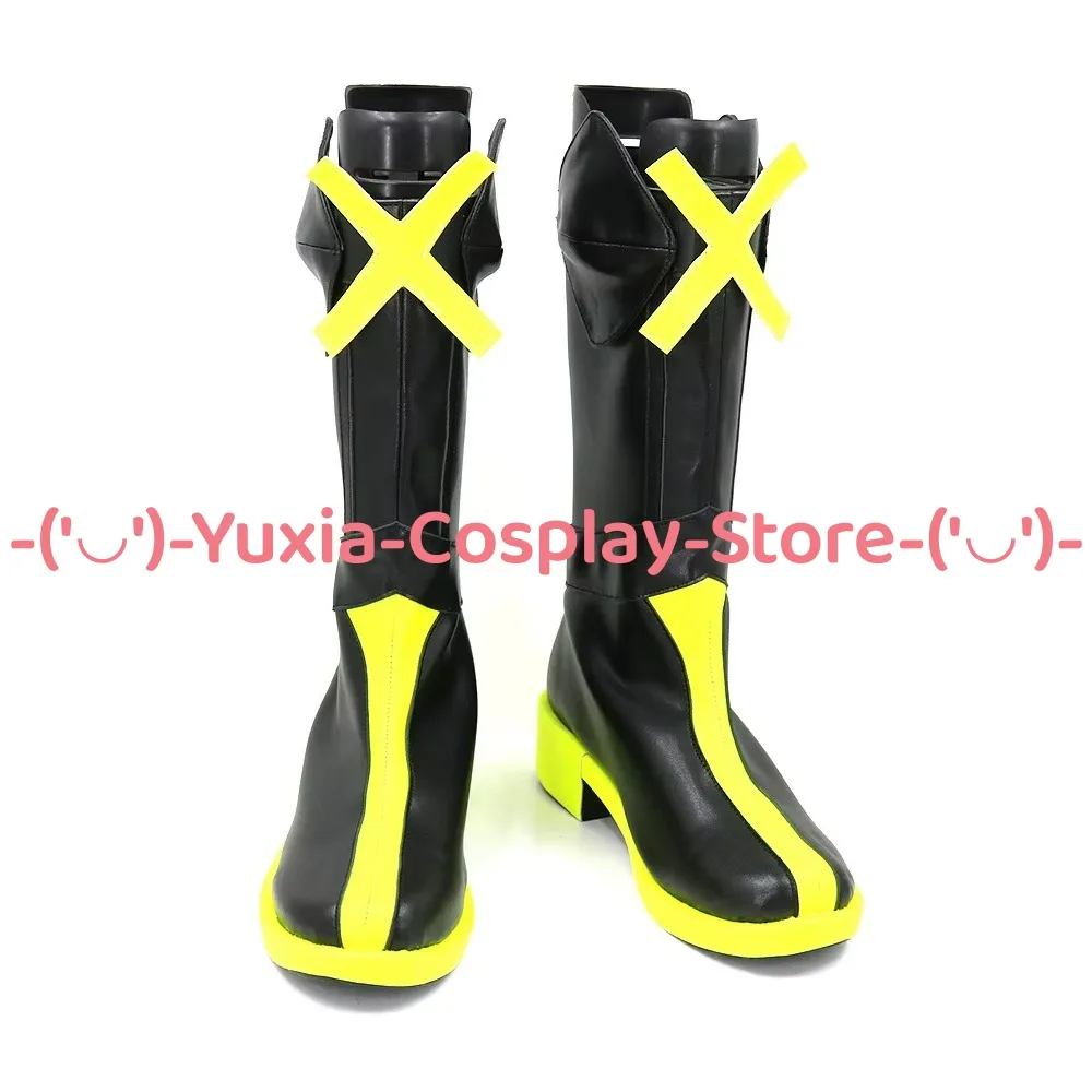 Progetto Sekai Kusanagi Nene Scarpe Cosplay Anime Personaggio del gioco Gioco di ruolo Puntelli per costumi Festa di carnevale di Halloween Stivali in pelle PU