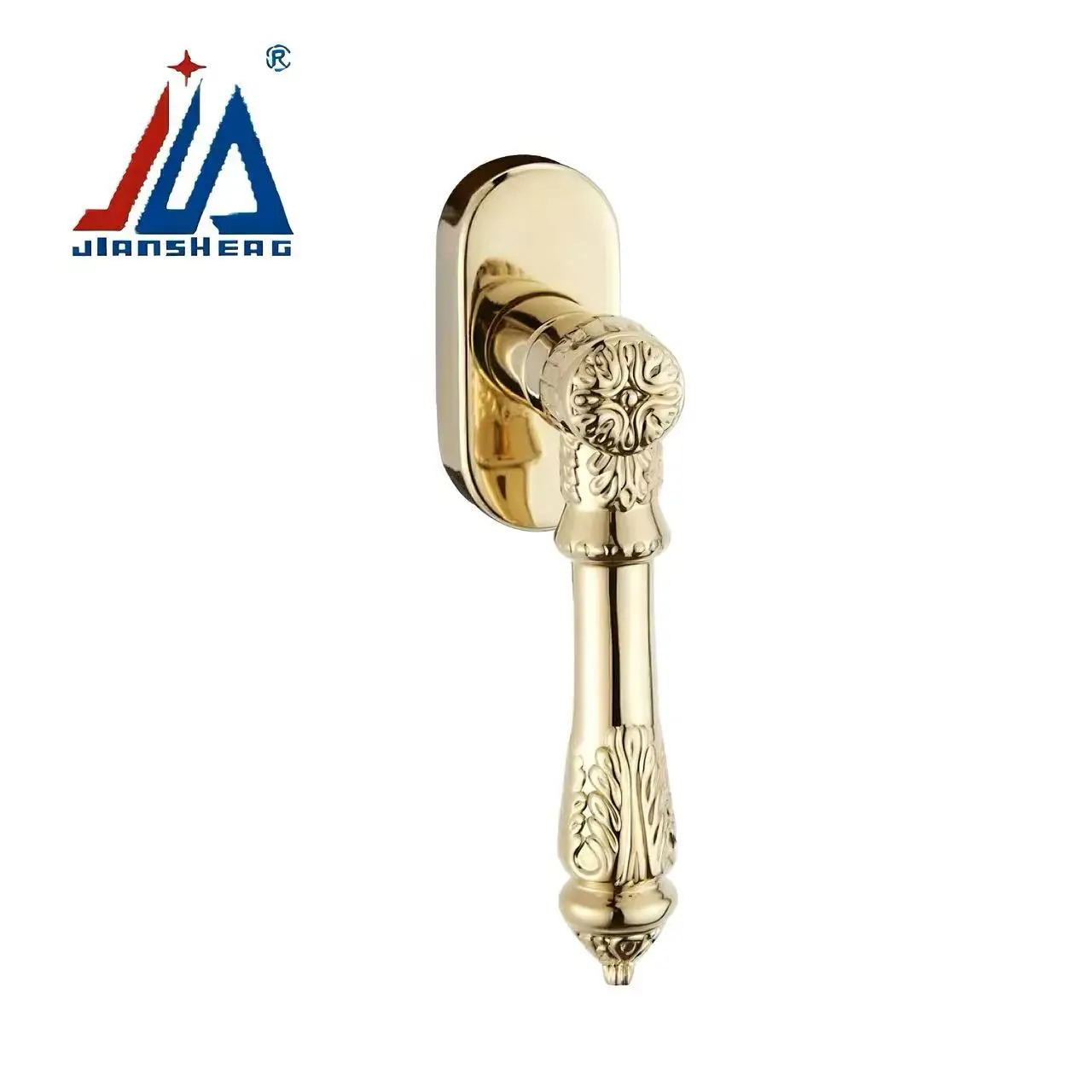 مقبض نافذة نحاسي / مشغل للنوافذ المصنوعة من سبائك الألومنيوم ذات الكسر الحراري، والفتح الداخلي والخارجي