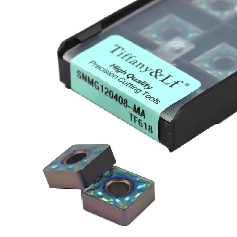 

10 шт. SNMG120408 SNMG120412 MA MS TF618 внешние токарные инструменты DESKAR твердосплавные вставки SNMG лезвие токарный станок с ЧПУ резак закаленная сталь
