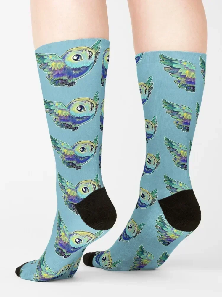 Galaxy Eule Socken Großhandel Herren coole Damensocken Herren