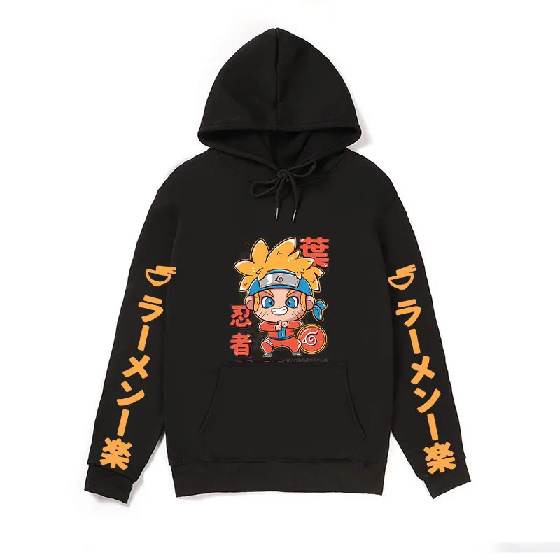 2025 Anime Naruto Hooded Sweatshirt Ideal Casual Wear for Autumn and Winter Unisex Style Harajuku Anime Hoodie