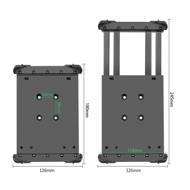 Industrial robusto suporte Tablet para iPad, carro e caminhão, veículo grampo jogos, suporte Tablet AMPS, VIN-PBJ-06