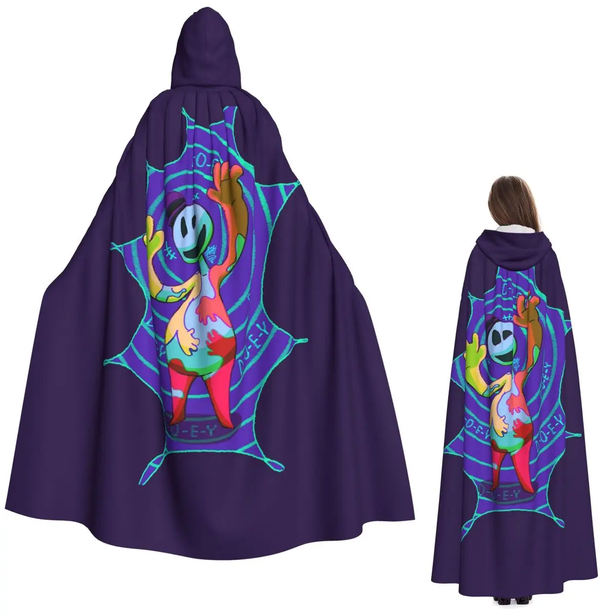 

Doey Doughman Horror Пианозавр длинный плащ с капюшоном ведьма средневековый костюм накидка для косплея Хэллоуин вампир для взрослых унисекс