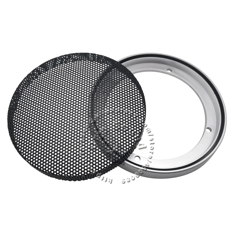 Для 3-дюймового 106 мм решетка динамика, крышка 3-дюймовая высококачественная автомобильная аудиосистема, декоративная круглая металлическая сетка, защитная сетка # Серебро