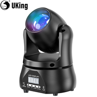 U'King 1/2Pcs 40W Beam Moving Head Light RGBW Disco DJ Lights DMX Stage Light For Wedding Party Concert Nightclub Dance Hall KTV