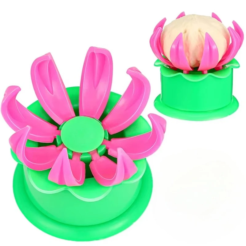 1pcs Kitchen DIY Pastry Pie Dumpling Maker Chinese Baozi Mold Baking Pastry Tool Steamed Stuffed Bun Making Mould Bun Maker