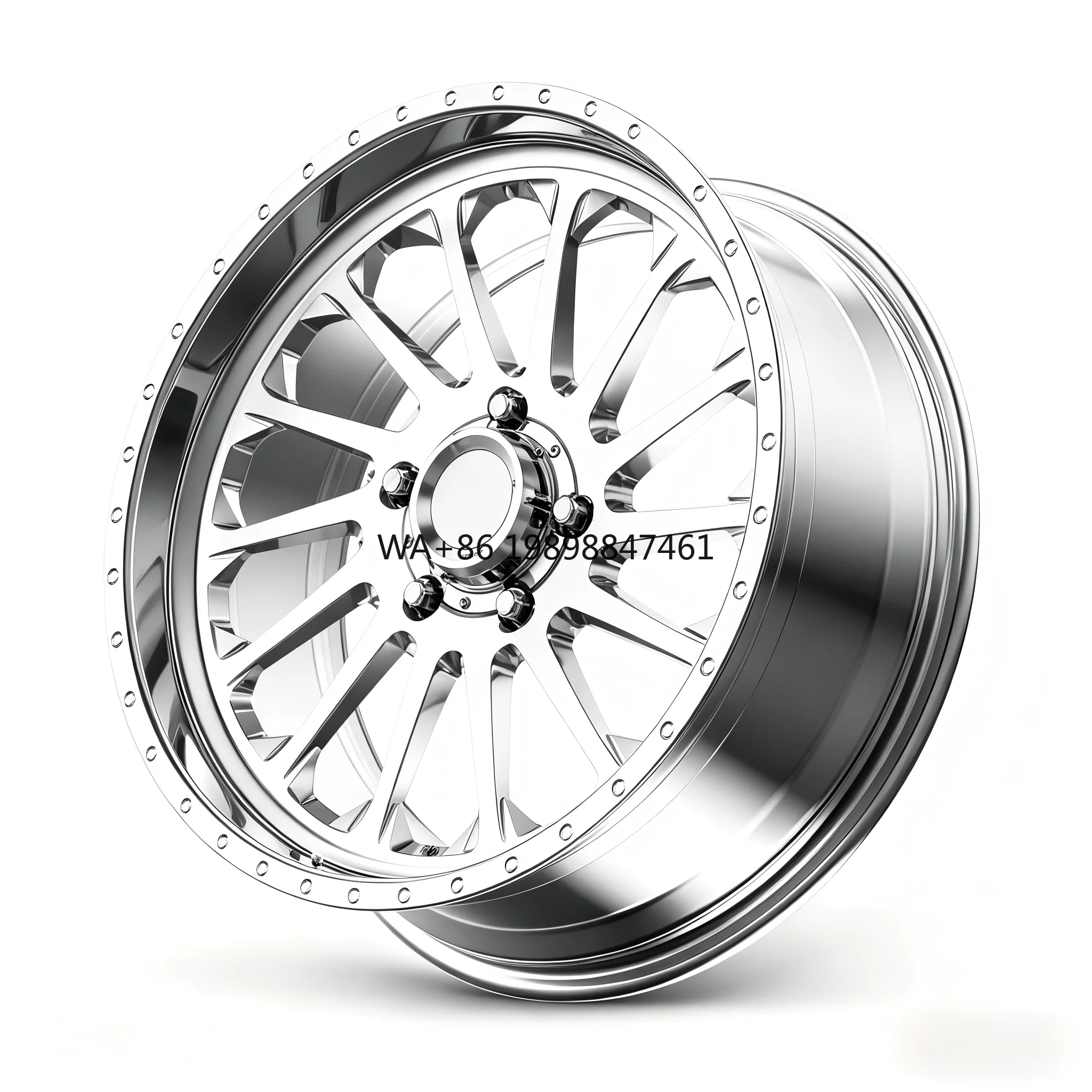 

for Custom Monoblock/2-Piece Forged T6061-T6 Aluminum Wheels | Multi-Spoke Chrome Plated Luxury Rims