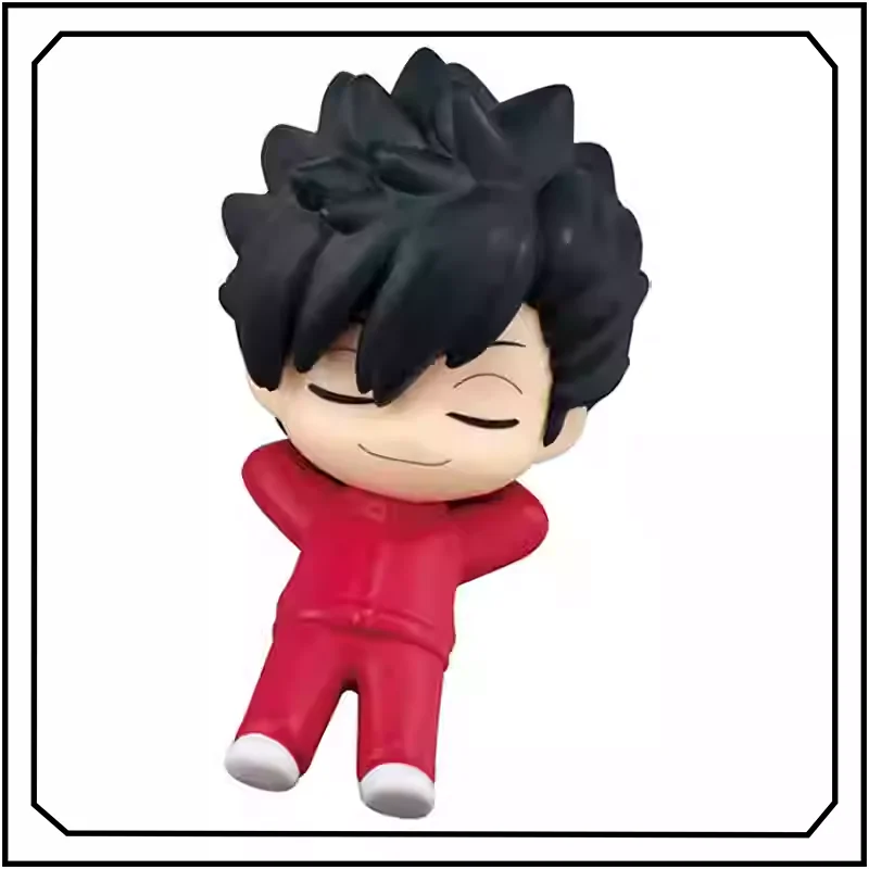 

Haikyuu!! Hinata Shoyo Tobio Kageyama Sleep Modeling Gashapon Q-version Anime Figures Ornament Action Figure Model Toys
