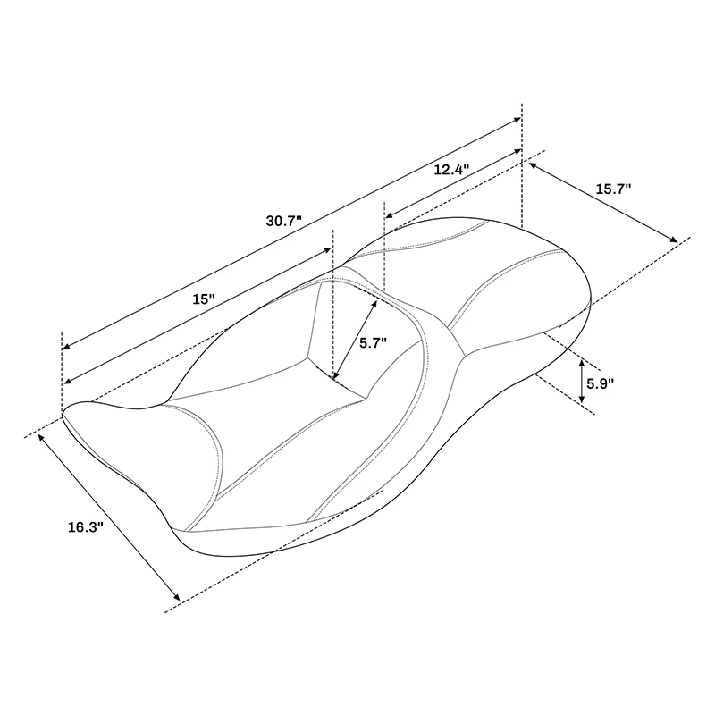 Assento de motocicleta e passageiro para harley touring electra street glide road king ultra clássico street tri glide 2009-2023