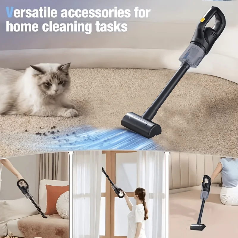 

1 Pack Cordless Handheld Vacuum Cleaner, High Power Strong Suction, Lightweight & Portable Vacuum for Home Floor, Sofa, Office a