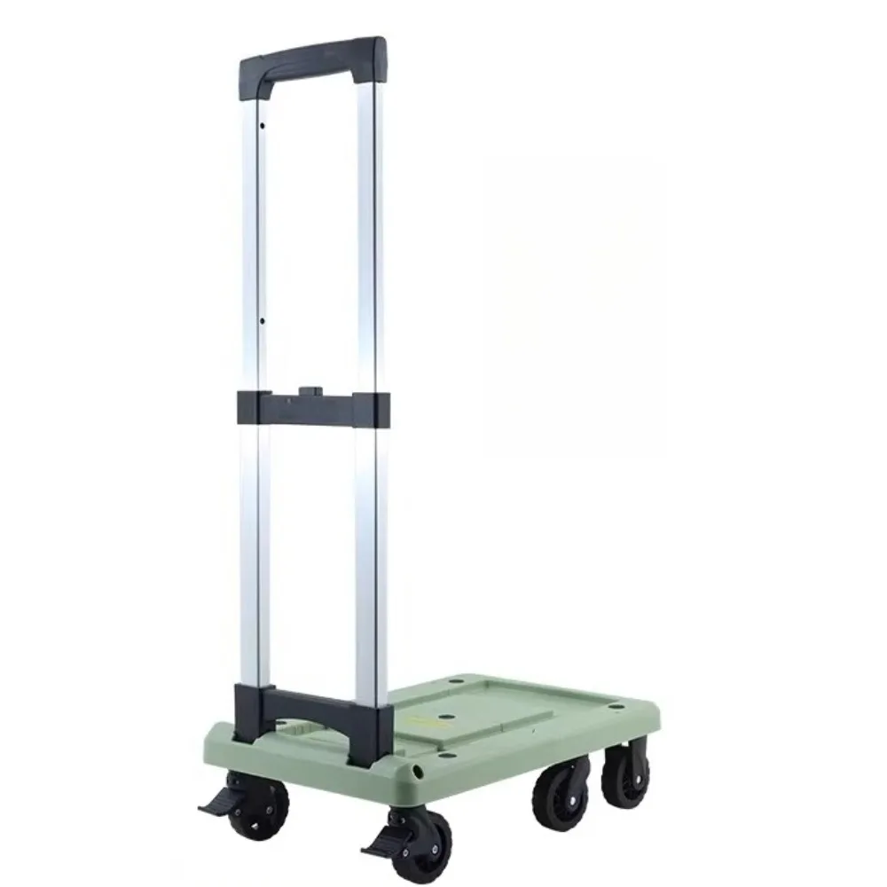 

Folding portable shopping cart trolley small trailer for picking up courier